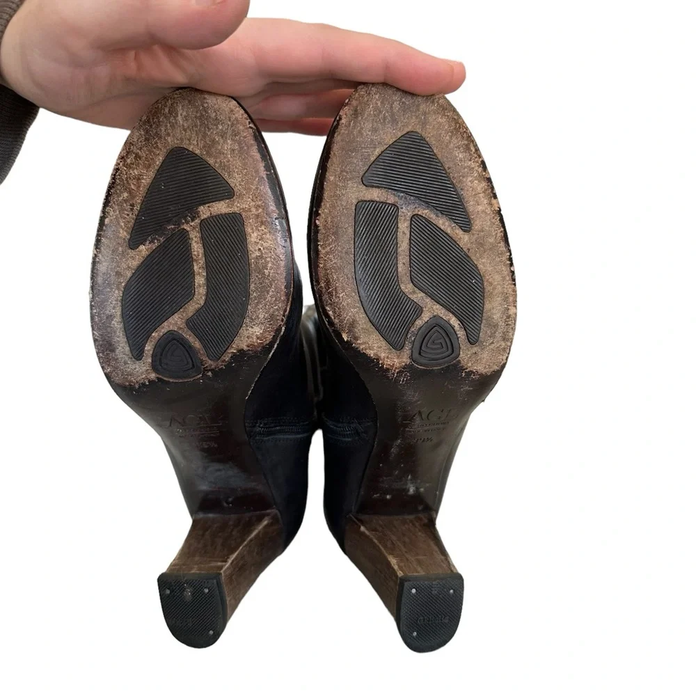 AGL Knee High Leather Boot - Picture 8 of 11